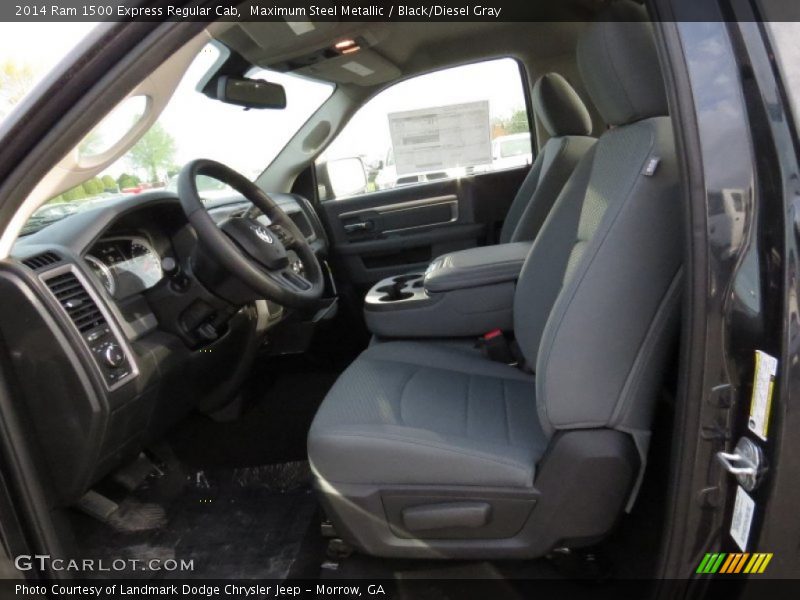 Maximum Steel Metallic / Black/Diesel Gray 2014 Ram 1500 Express Regular Cab