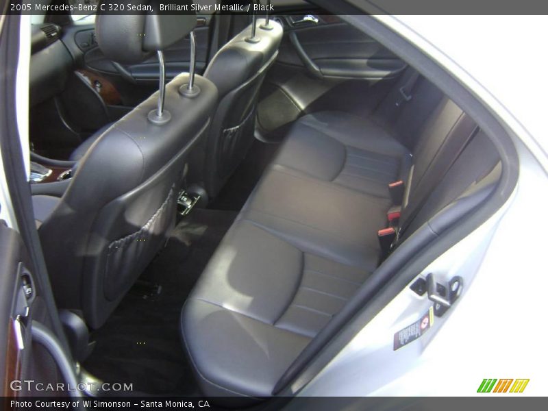 Brilliant Silver Metallic / Black 2005 Mercedes-Benz C 320 Sedan