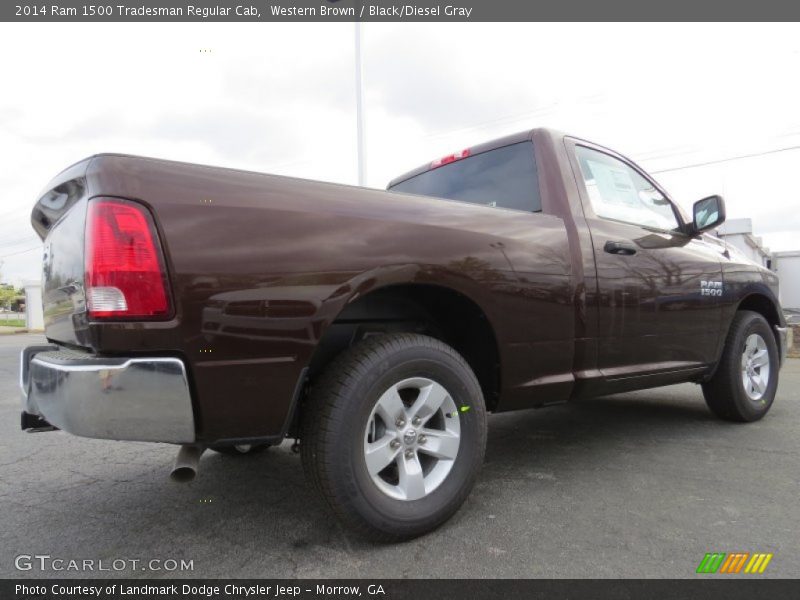 Western Brown / Black/Diesel Gray 2014 Ram 1500 Tradesman Regular Cab