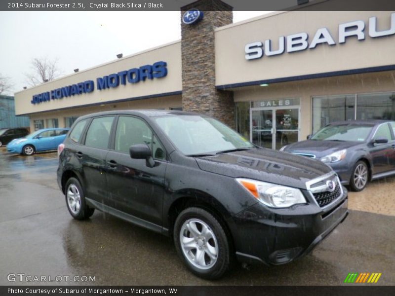 Crystal Black Silica / Black 2014 Subaru Forester 2.5i