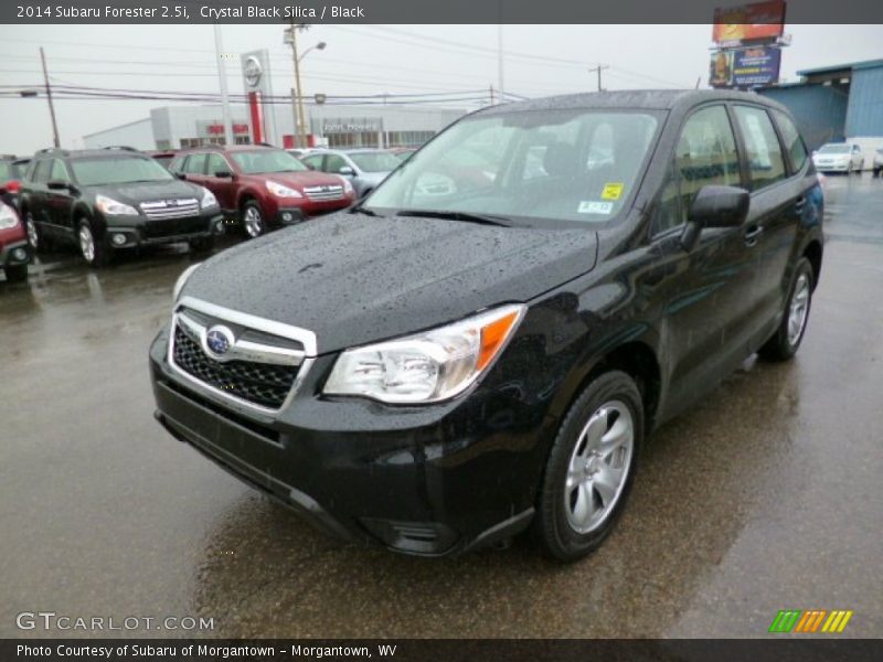Crystal Black Silica / Black 2014 Subaru Forester 2.5i