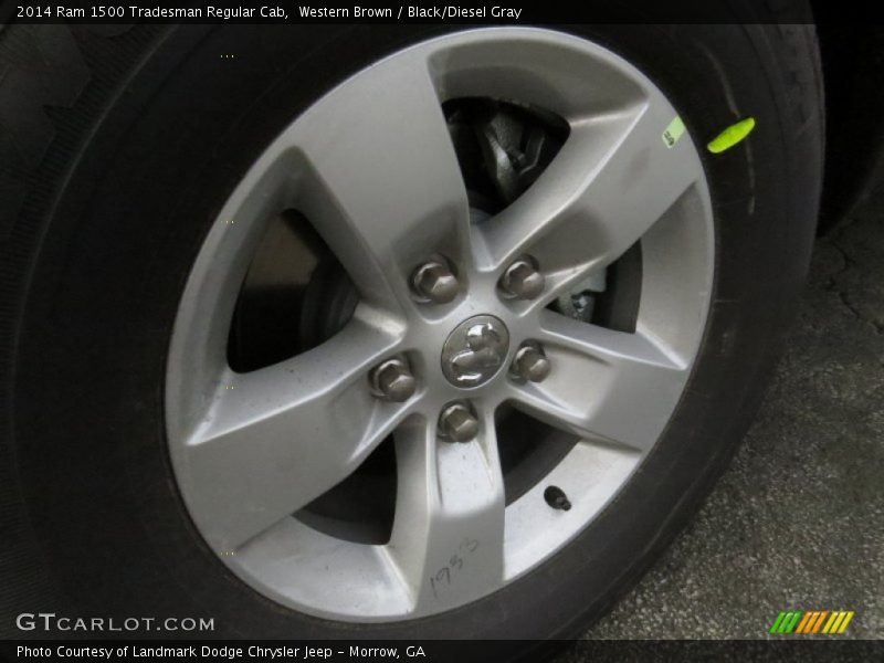 Western Brown / Black/Diesel Gray 2014 Ram 1500 Tradesman Regular Cab