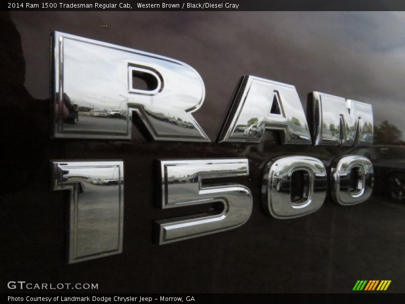 Western Brown / Black/Diesel Gray 2014 Ram 1500 Tradesman Regular Cab