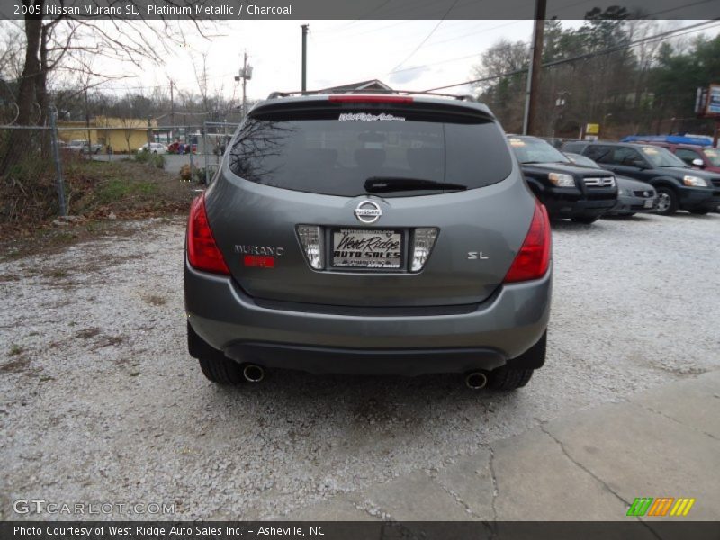 Platinum Metallic / Charcoal 2005 Nissan Murano SL