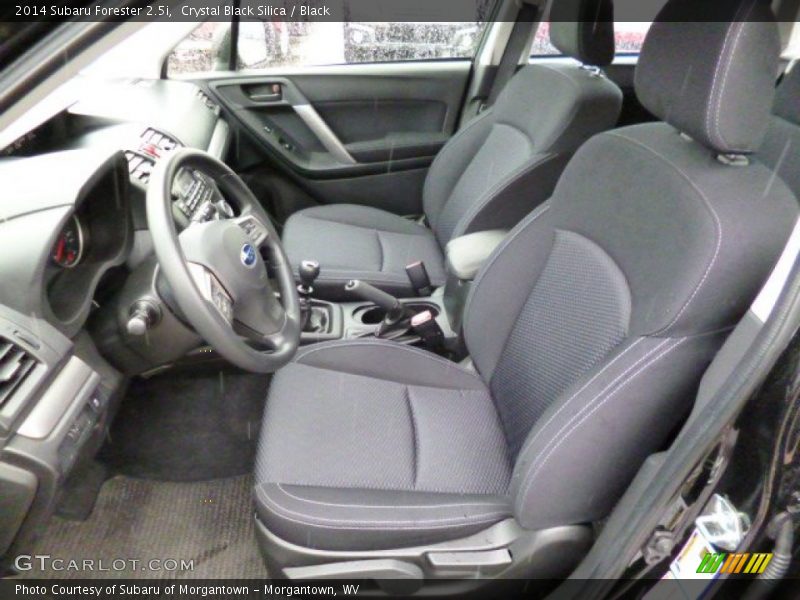 Crystal Black Silica / Black 2014 Subaru Forester 2.5i