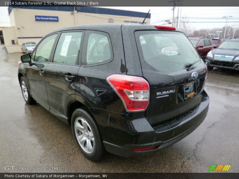Crystal Black Silica / Black 2014 Subaru Forester 2.5i