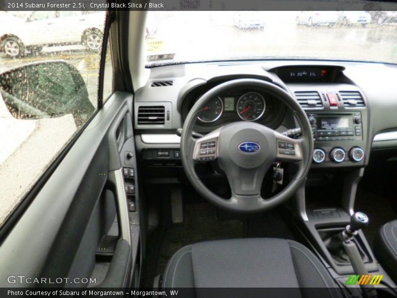 Crystal Black Silica / Black 2014 Subaru Forester 2.5i