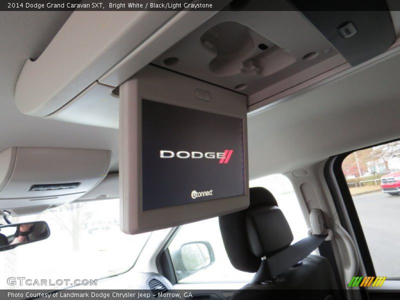 Bright White / Black/Light Graystone 2014 Dodge Grand Caravan SXT
