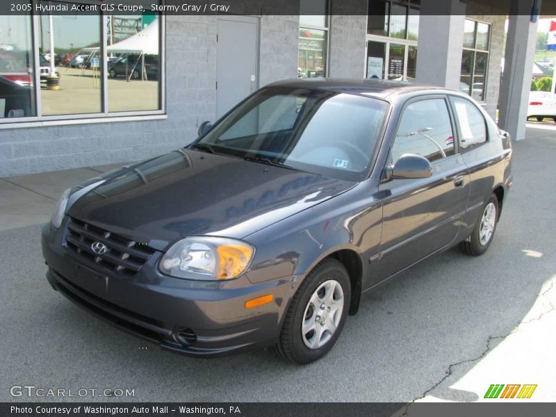 Stormy Gray / Gray 2005 Hyundai Accent GLS Coupe