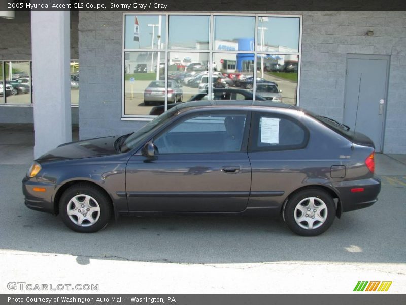 Stormy Gray / Gray 2005 Hyundai Accent GLS Coupe