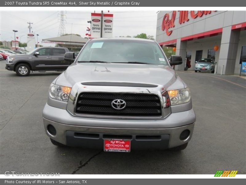 Silver Sky Metallic / Graphite Gray 2007 Toyota Tundra SR5 CrewMax 4x4