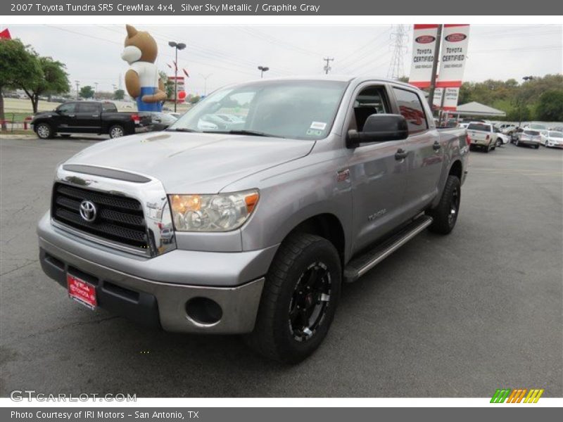 Silver Sky Metallic / Graphite Gray 2007 Toyota Tundra SR5 CrewMax 4x4