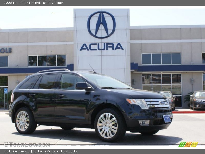 Black / Camel 2008 Ford Edge Limited