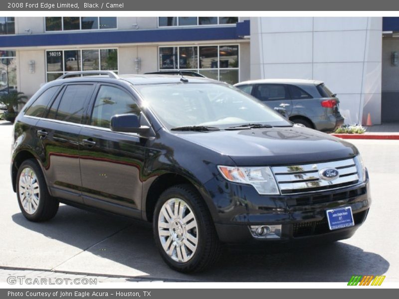 Black / Camel 2008 Ford Edge Limited