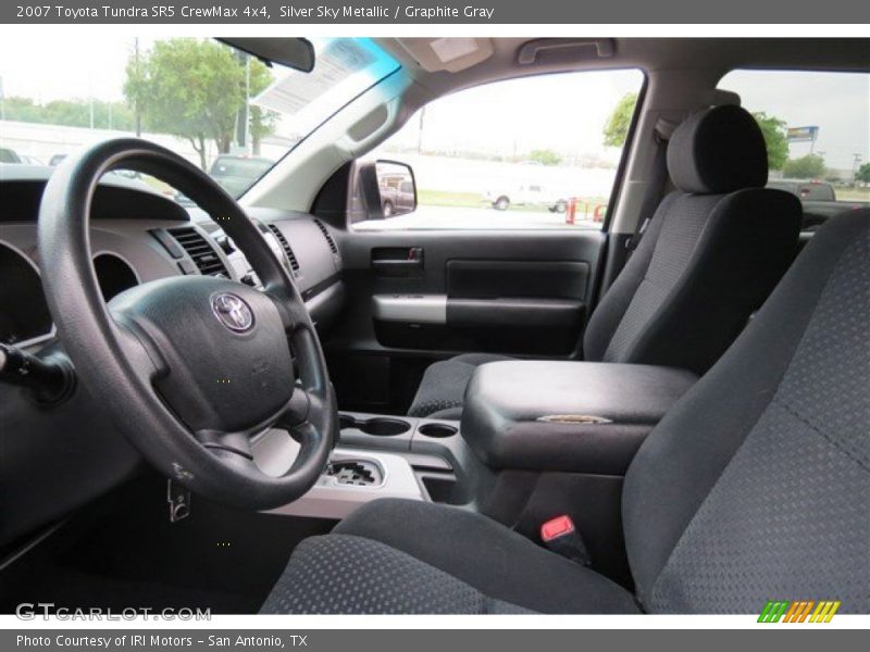 Silver Sky Metallic / Graphite Gray 2007 Toyota Tundra SR5 CrewMax 4x4