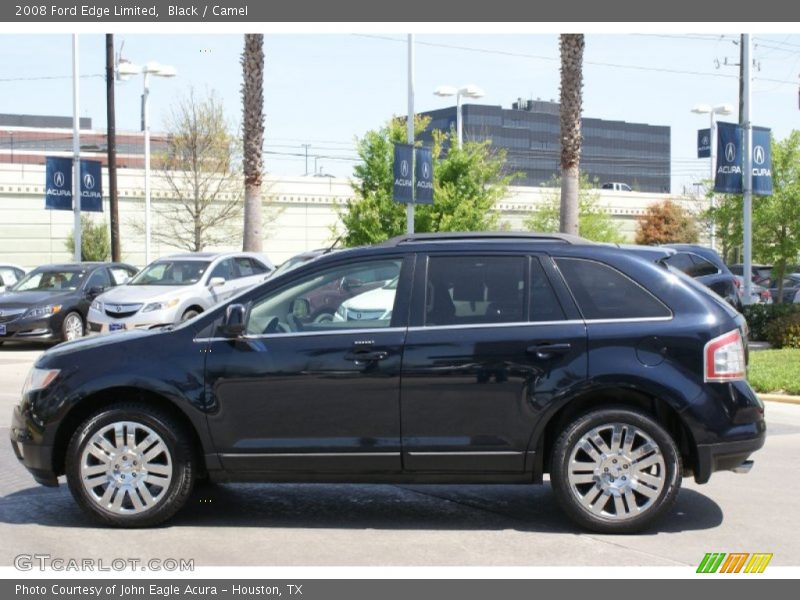 Black / Camel 2008 Ford Edge Limited