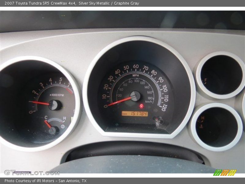 Silver Sky Metallic / Graphite Gray 2007 Toyota Tundra SR5 CrewMax 4x4