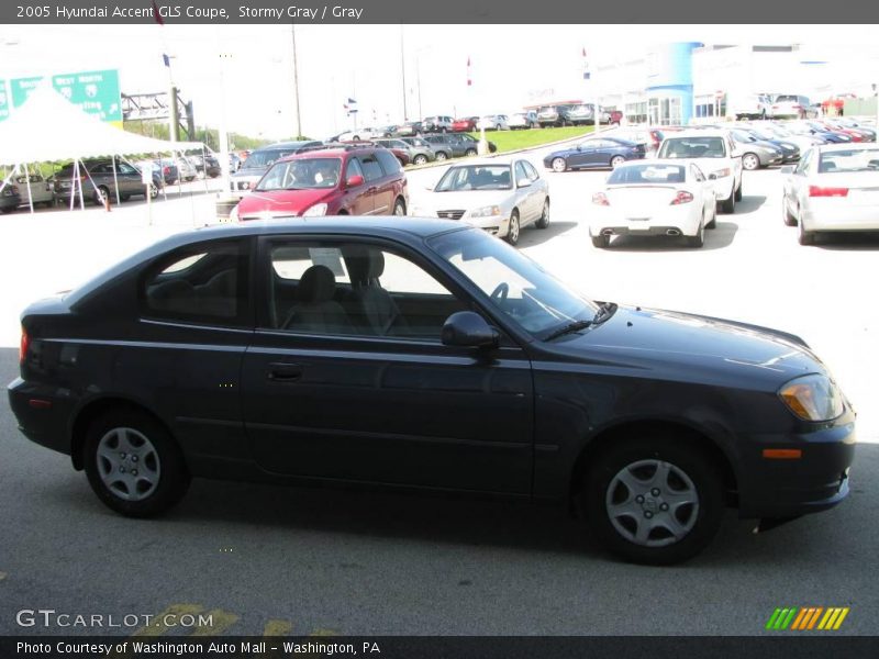 Stormy Gray / Gray 2005 Hyundai Accent GLS Coupe