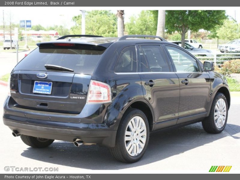 Black / Camel 2008 Ford Edge Limited