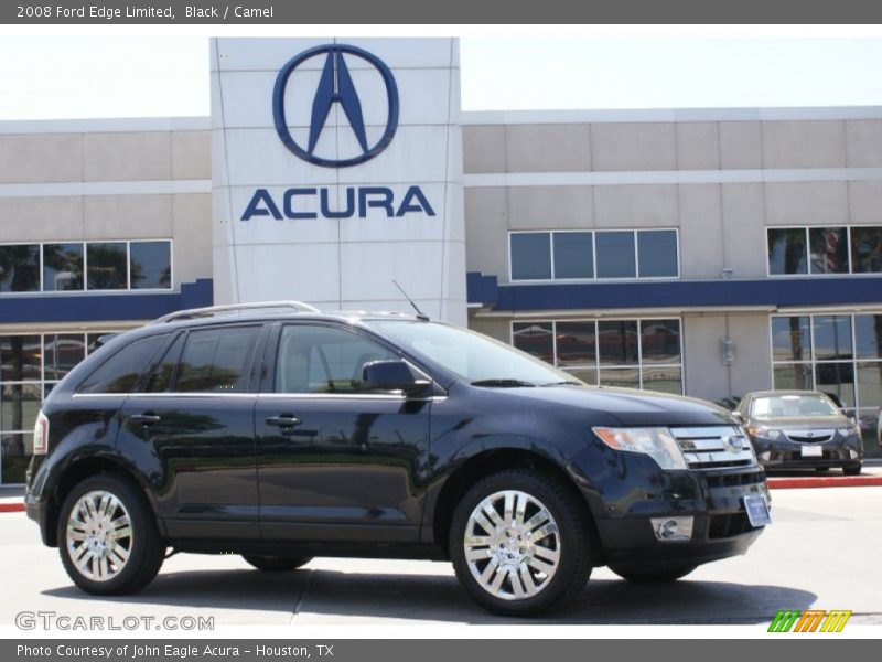Black / Camel 2008 Ford Edge Limited