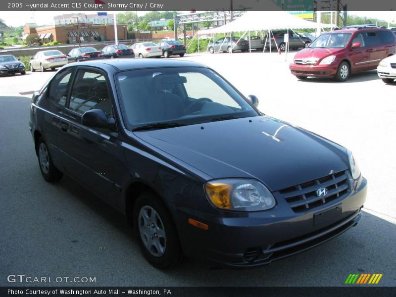 Stormy Gray / Gray 2005 Hyundai Accent GLS Coupe