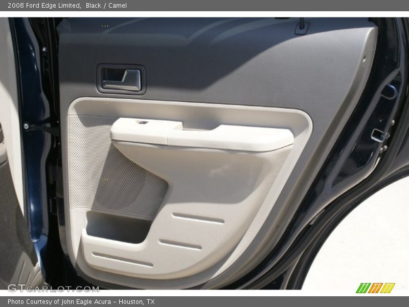 Black / Camel 2008 Ford Edge Limited
