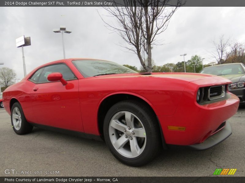 TorRed / Dark Slate Gray 2014 Dodge Challenger SXT Plus