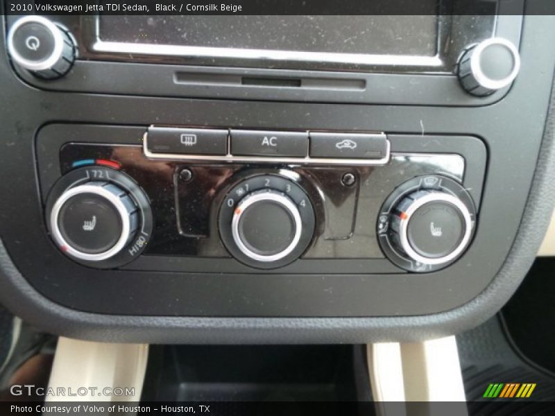 Black / Cornsilk Beige 2010 Volkswagen Jetta TDI Sedan