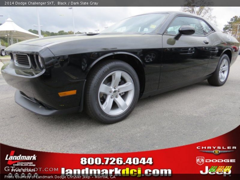 Black / Dark Slate Gray 2014 Dodge Challenger SXT