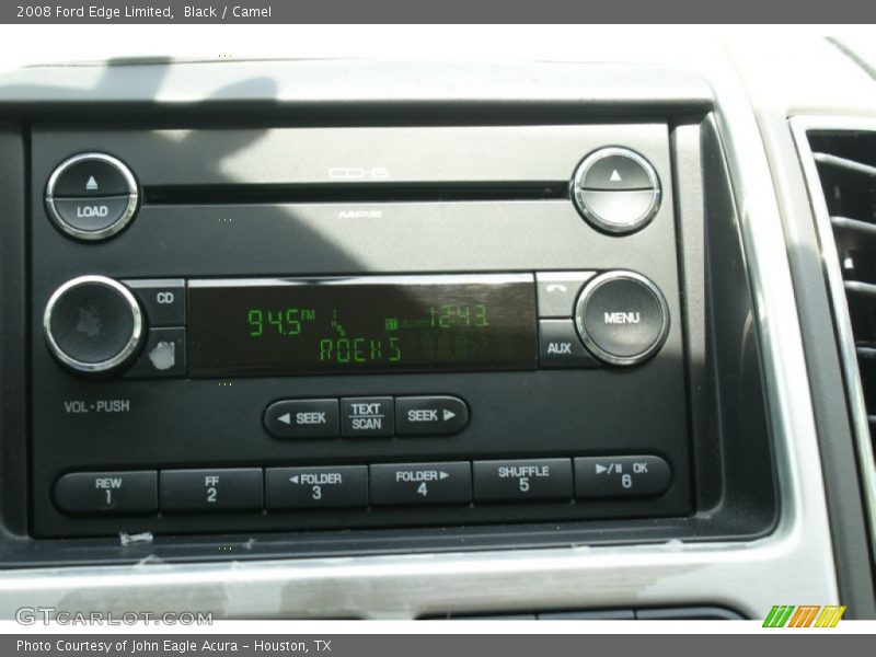 Black / Camel 2008 Ford Edge Limited