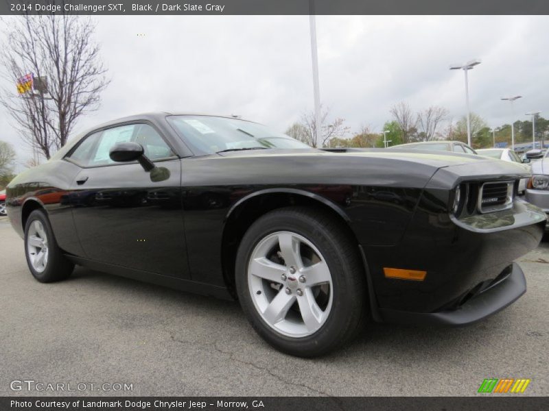 Black / Dark Slate Gray 2014 Dodge Challenger SXT