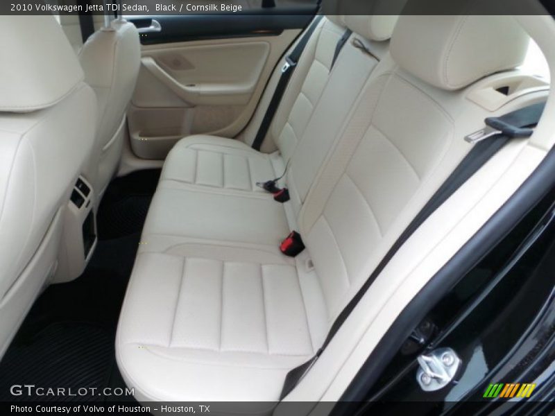 Black / Cornsilk Beige 2010 Volkswagen Jetta TDI Sedan