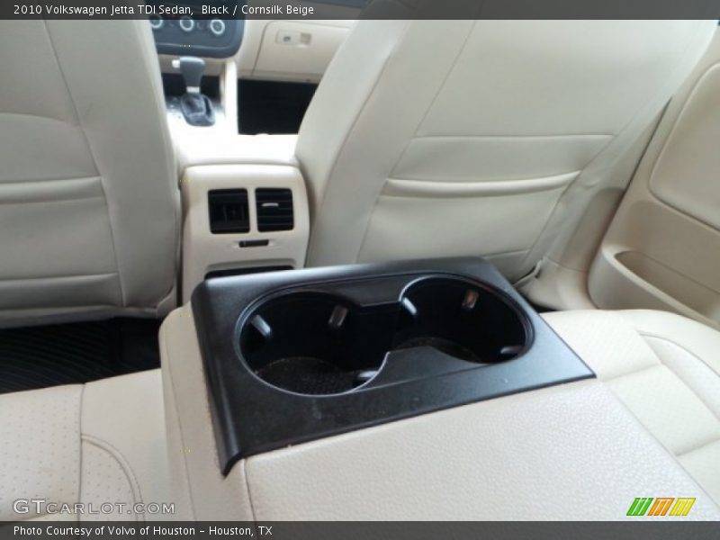 Black / Cornsilk Beige 2010 Volkswagen Jetta TDI Sedan