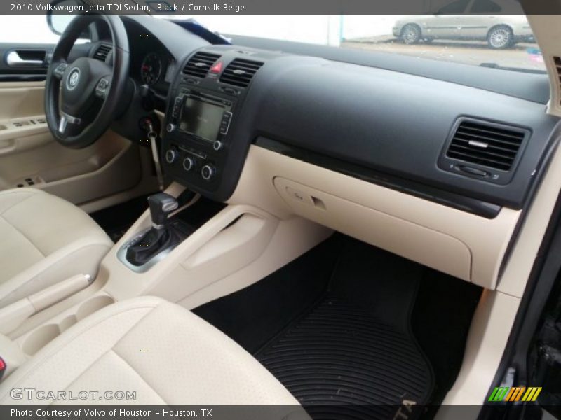 Black / Cornsilk Beige 2010 Volkswagen Jetta TDI Sedan