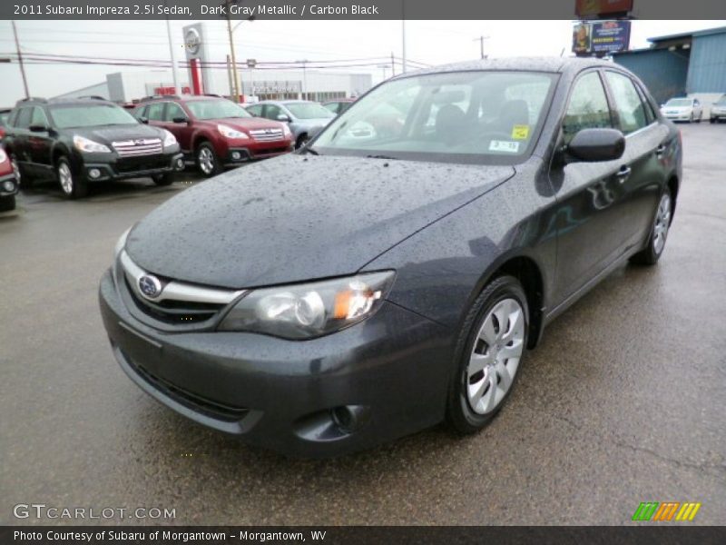 Dark Gray Metallic / Carbon Black 2011 Subaru Impreza 2.5i Sedan