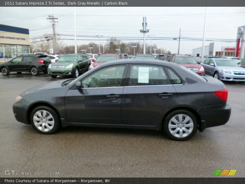 Dark Gray Metallic / Carbon Black 2011 Subaru Impreza 2.5i Sedan