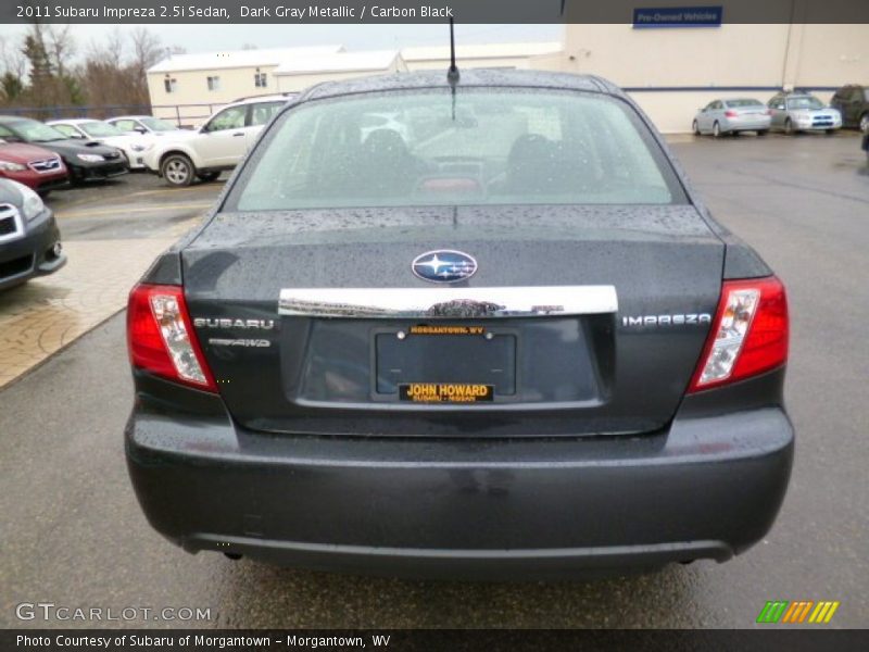 Dark Gray Metallic / Carbon Black 2011 Subaru Impreza 2.5i Sedan