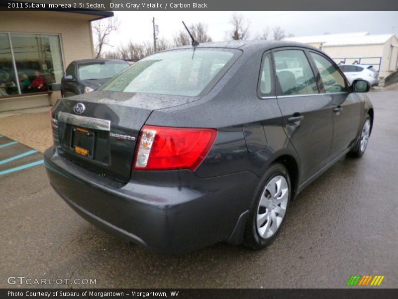 Dark Gray Metallic / Carbon Black 2011 Subaru Impreza 2.5i Sedan