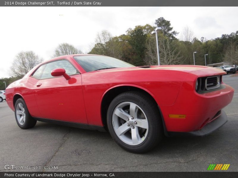 TorRed / Dark Slate Gray 2014 Dodge Challenger SXT