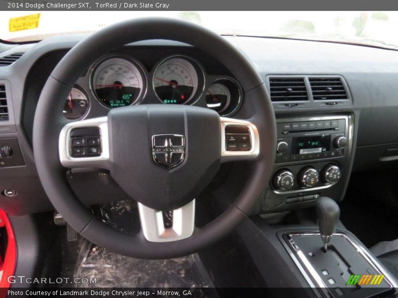 TorRed / Dark Slate Gray 2014 Dodge Challenger SXT