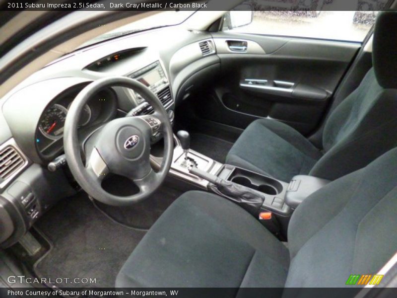 Dark Gray Metallic / Carbon Black 2011 Subaru Impreza 2.5i Sedan