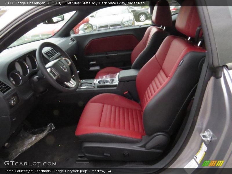 2014 Challenger SXT Plus Dark Slate Gray/Radar Red Interior