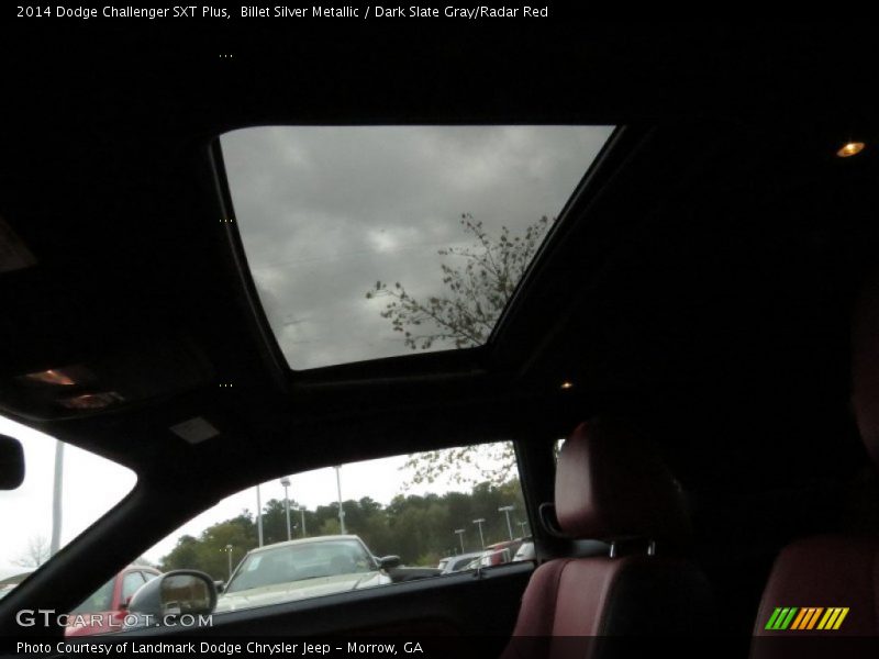 Billet Silver Metallic / Dark Slate Gray/Radar Red 2014 Dodge Challenger SXT Plus