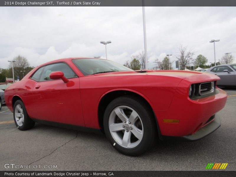 TorRed / Dark Slate Gray 2014 Dodge Challenger SXT