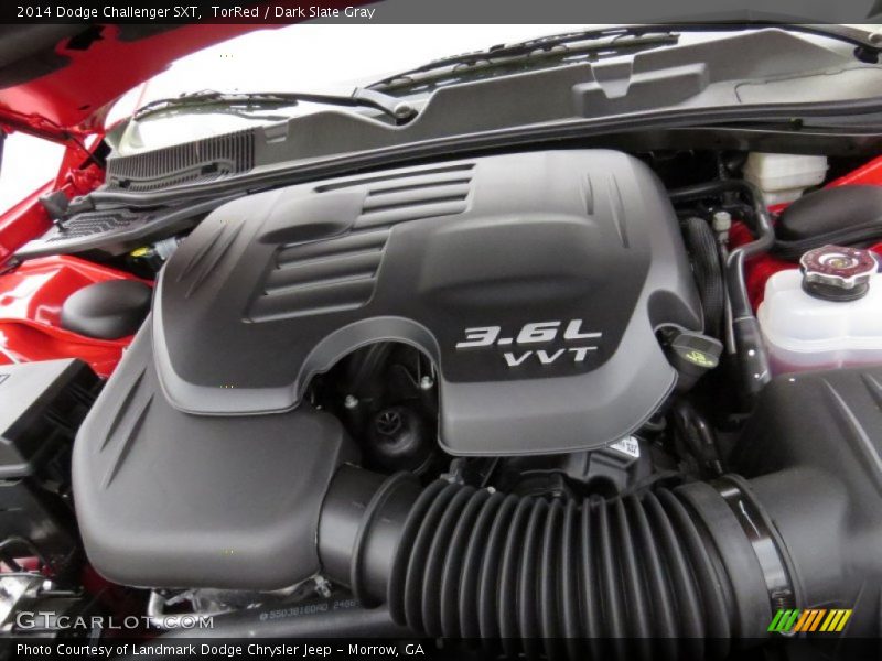 TorRed / Dark Slate Gray 2014 Dodge Challenger SXT