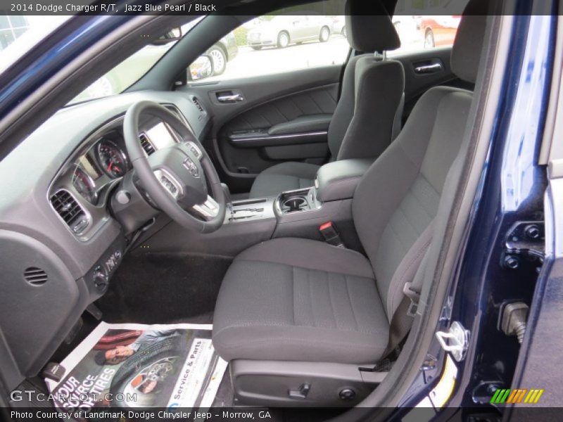 Jazz Blue Pearl / Black 2014 Dodge Charger R/T