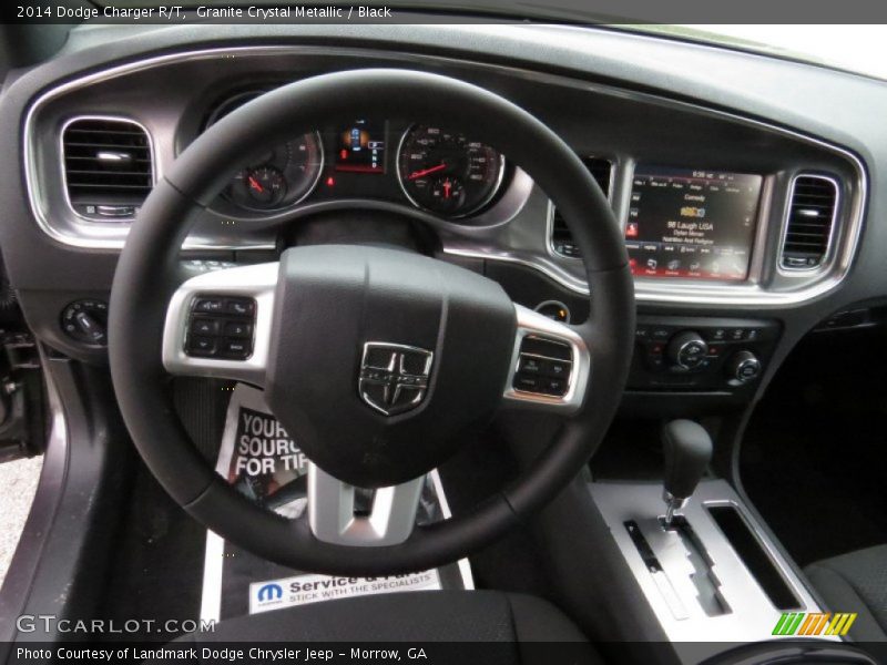 Granite Crystal Metallic / Black 2014 Dodge Charger R/T