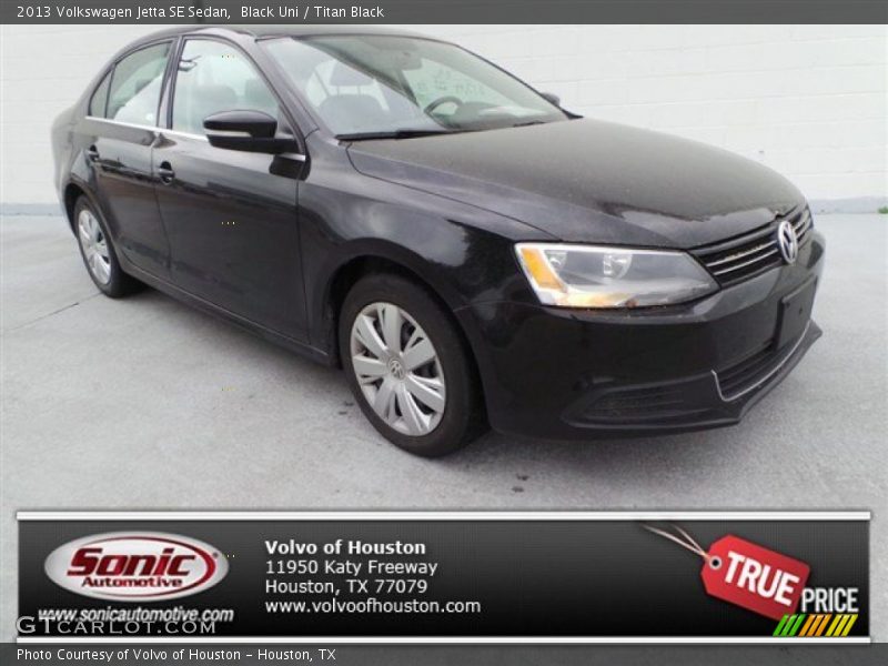 Black Uni / Titan Black 2013 Volkswagen Jetta SE Sedan