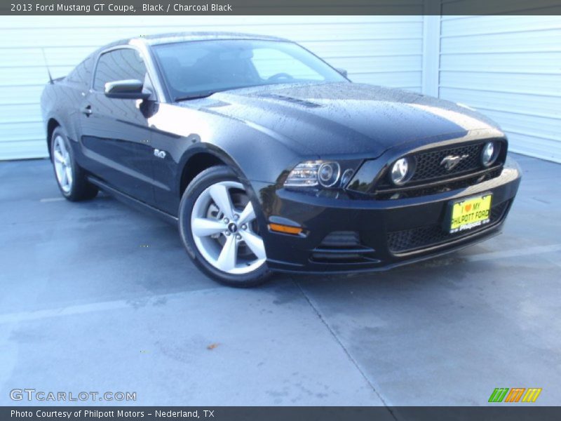 Black / Charcoal Black 2013 Ford Mustang GT Coupe