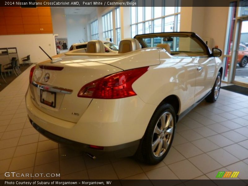 Pearl White / Cashmere/Beige 2014 Nissan Murano CrossCabriolet AWD